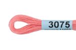 Мулине Gamma 100% хлопок, цв.3075 яр.розовый, 24 мотка по 8 метров