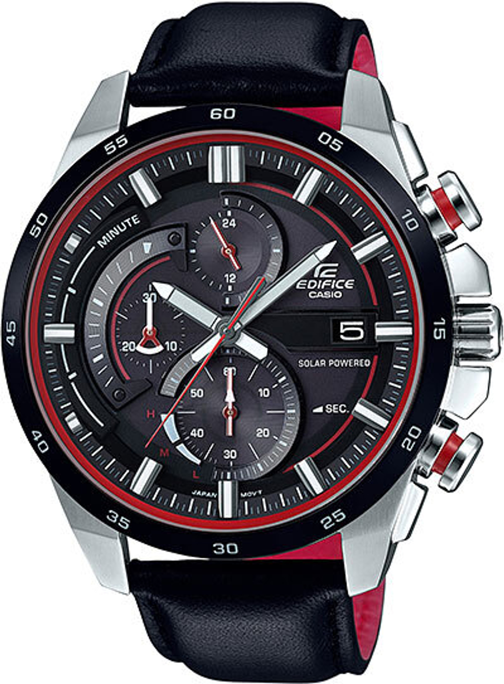 Японские наручные часы Casio Edifice EQS-600BL-1A с хронографом