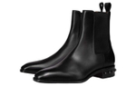 CL Calfskin Studs Short Chelsea Boots Men"s Black