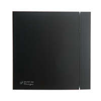 Накладной вентилятор Soler Palau SILENT-200 CZ MATT BLACK DESIGN 4C