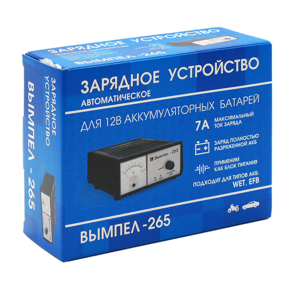Зарядное устройство Вымпел 265 (0.4-7А,15В)