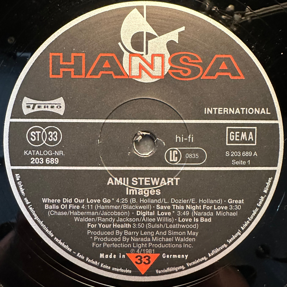 Amii Stewart - Images (Германия 1981г.)