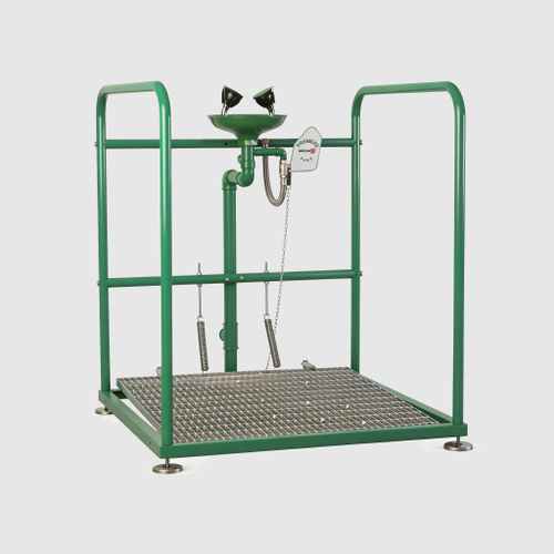 Аварийная платформа с фонтаном оцинк. сталь/полипропилен BOCCHISF SCP380 зеленый