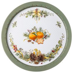 ПОДНОС СЕРВИРОВОЧНЫЙ AGNESS "МАНДАРИН" 28*2,1 СМ