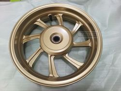 42650-K97-T00ZB. WHEEL SUB ASSY., RR. GOLD COLOR. rear wheel Honda PCX.