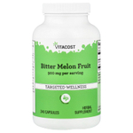 Vitacost, плоды горькой дыни, 240 капсул (450 мг в 1 капсуле)