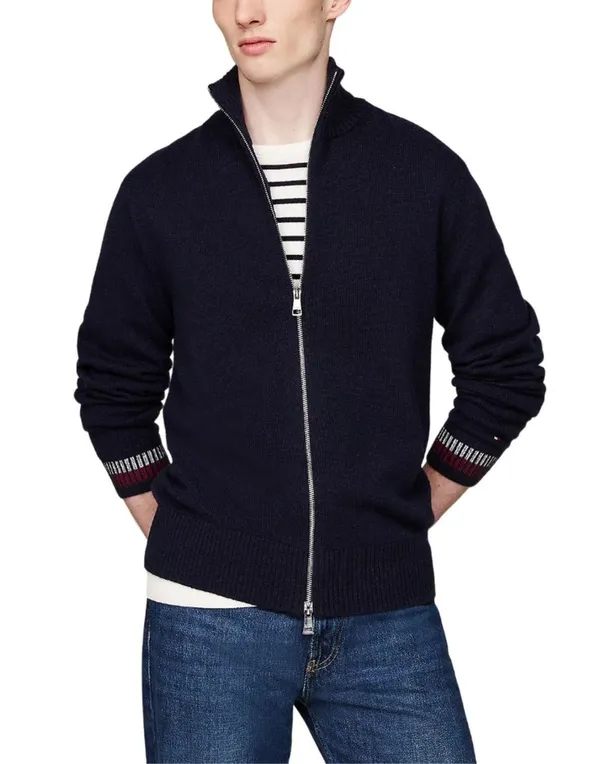Кардиган мужской TOMMY HILFIGER GS WOOL BLEND ZIP TH