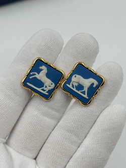 Комплект из запонок и зажима для галстука Wedgwood