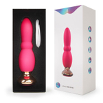 Розовый анальный вибромассажёр - 14,8 см. (Цвет: розовый)