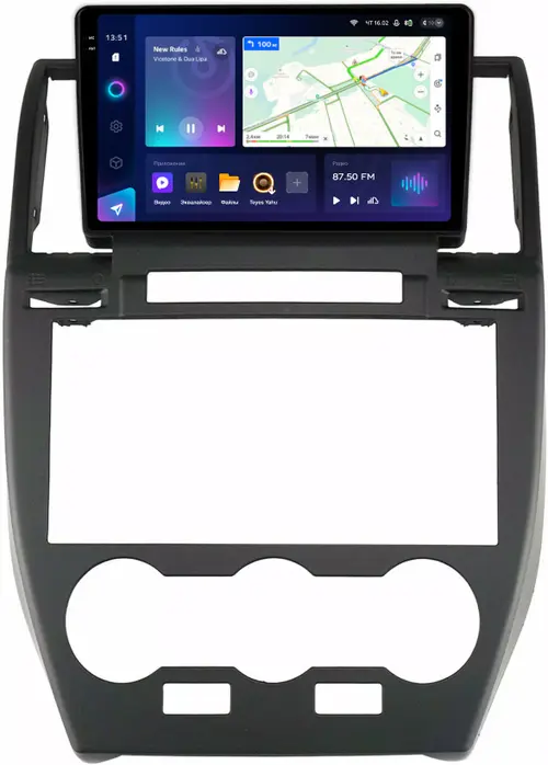 Магнитола для Land Rover Freelander 2 2007-2012 (монохром) - Teyes CC3-2K QLed Android 10, Быстрая, SIM-слот, CarPlay