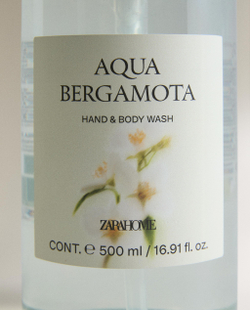 Жидкое мыло для рук Aqua Bergamota Zara Home, фото 8