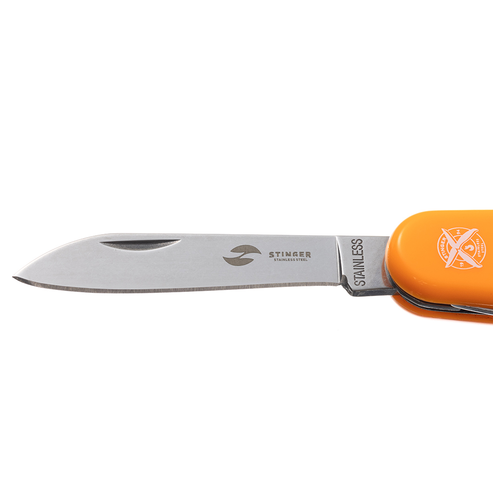 Нож перочинный 90 мм, 10 функций, в картонной коробке STINGER FK-K5017-5P