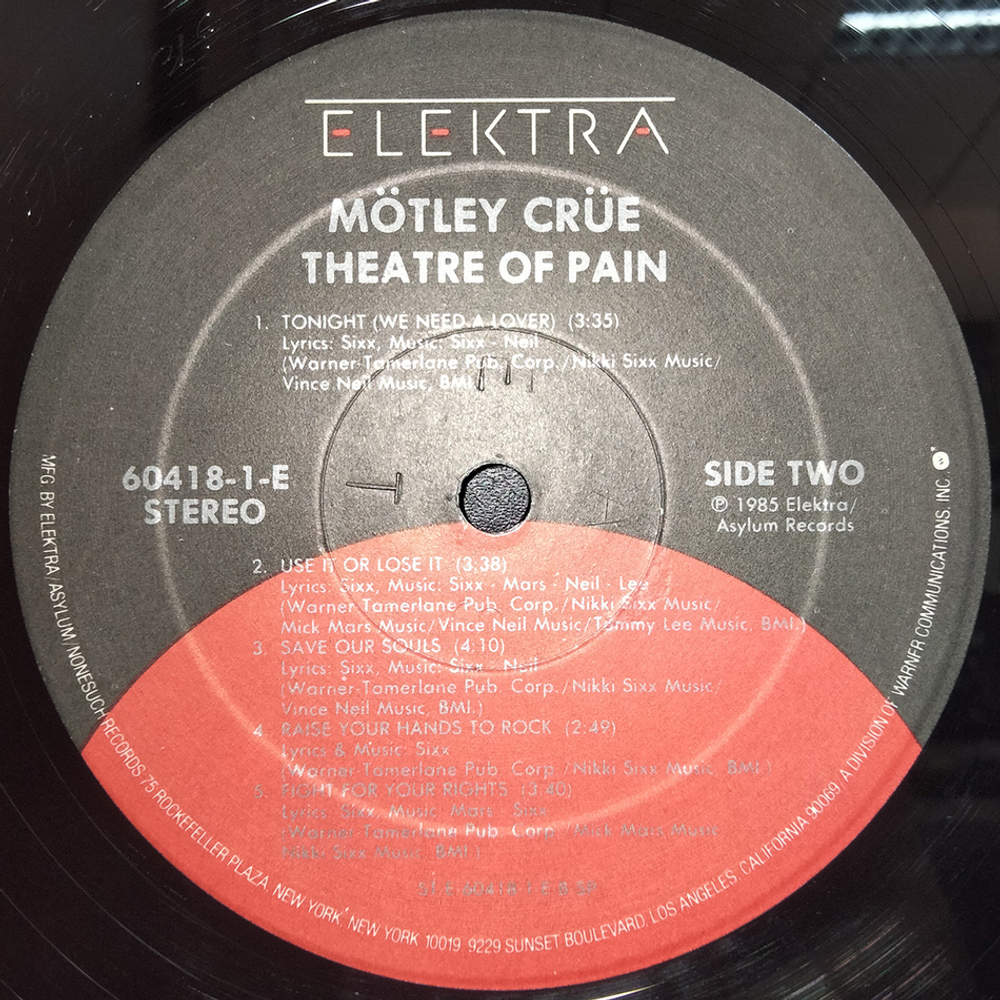 Motley Crue / Theatre Of Pain (LP)