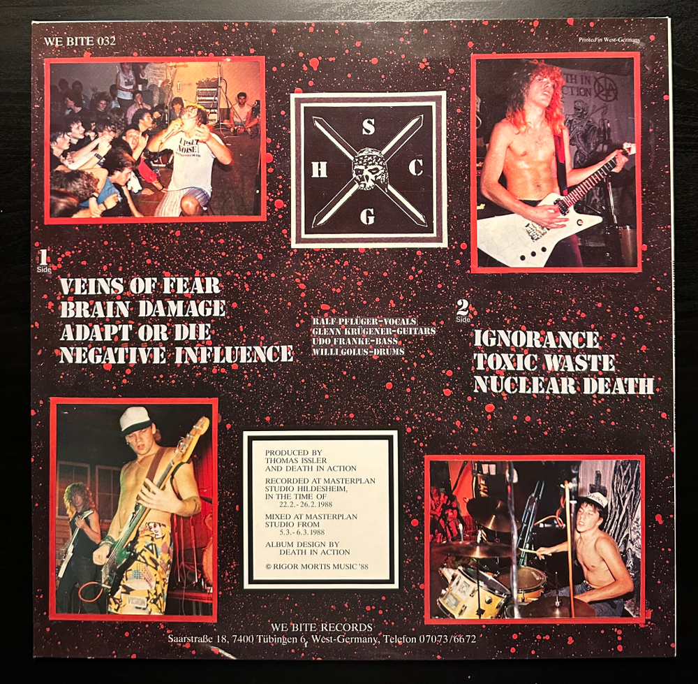 Death In Action - Toxic Waste (Германия 1988г.)