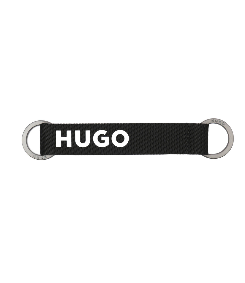 кожаный портмоне и брелок gbhm_coin ck hold HUGO - черный(50481641)