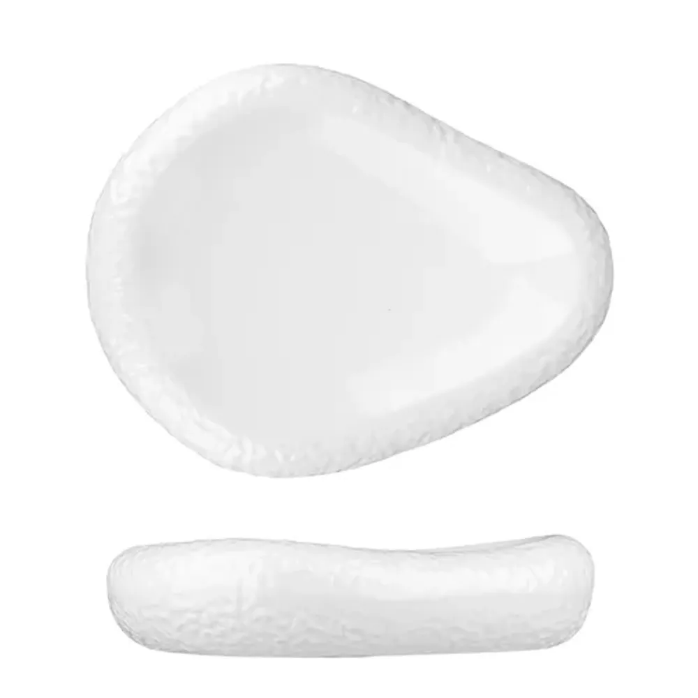 Блюдо овальное для подачи 25,8*20,5 см h5,5 см Organic белое фарфор P.L. Proff Cuisine [3]
