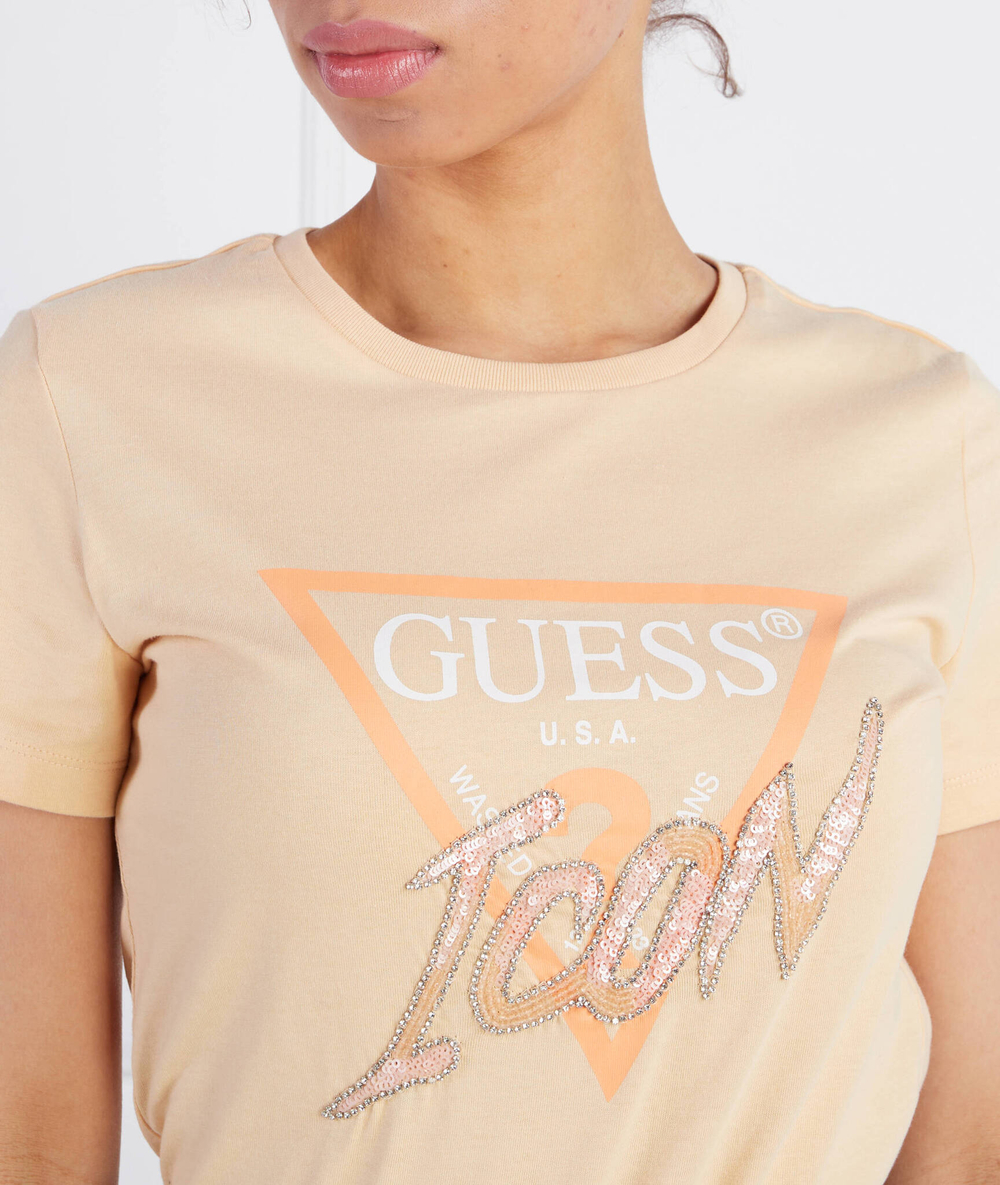 Футболка GUESS - персиковый(W3GI46 I3Z14)
