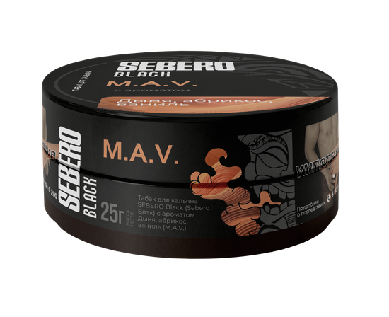 Sebero Black (Дыня, Абрикос, Ваниль (M.A.V.)), 25 гр.
