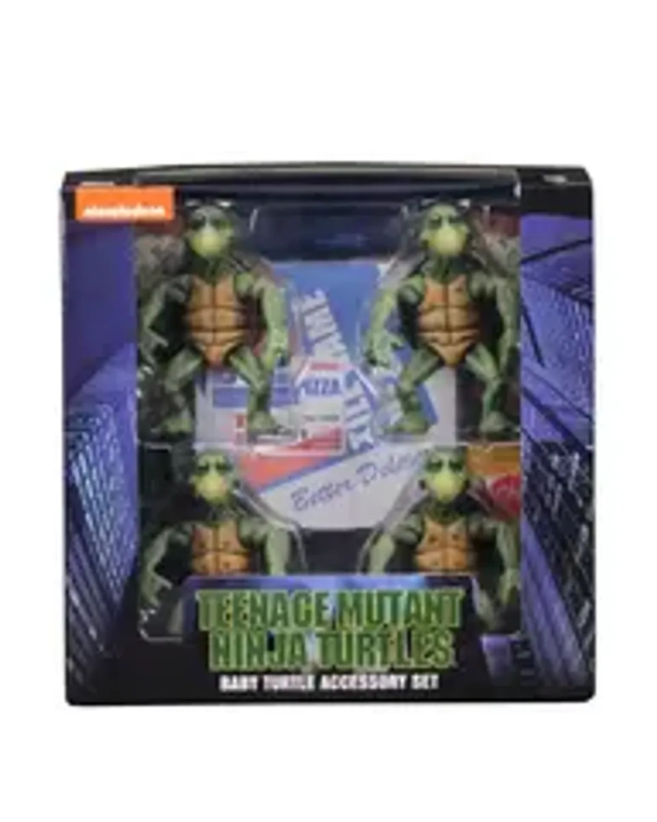 Фигурки NECA Teenage Mutnt Ninja Turtles: Baby Turtle Accessory Set (1990 Movie)