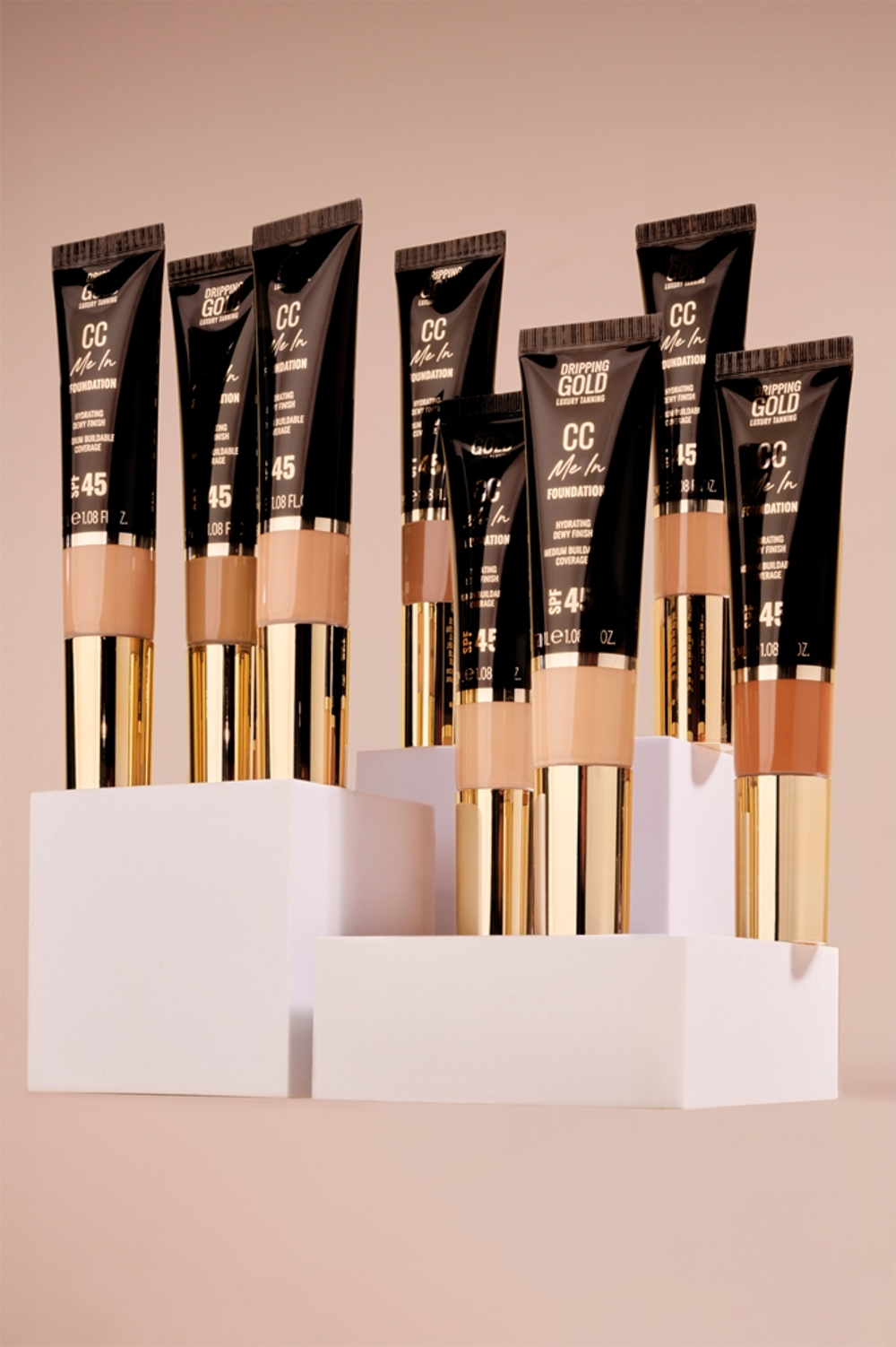 Dripping Gold CC Me In - Легкое тональное средство SPF 45 оттенок 04 Beige, 32 ml