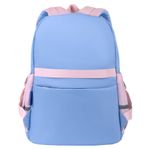 Рюкзак BRAUBERG PASTEL с термонашивками в комплекте, "Friendly bunnies", голубой, 40х29х14 см, 271423