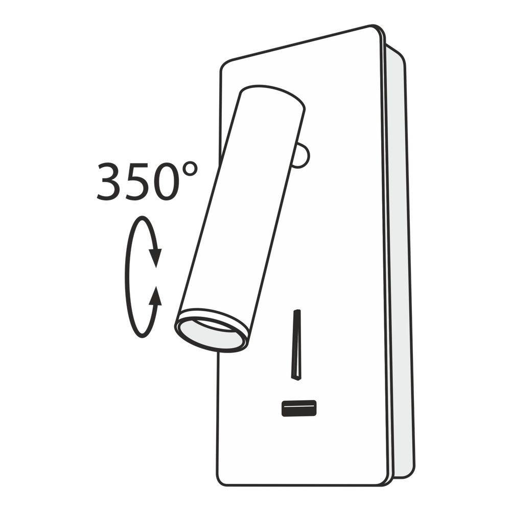 Настенный светильник (бра) Technical C041WL-L3B3K