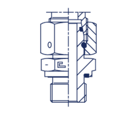 Штуцер FNE DS08 BSP 1/4