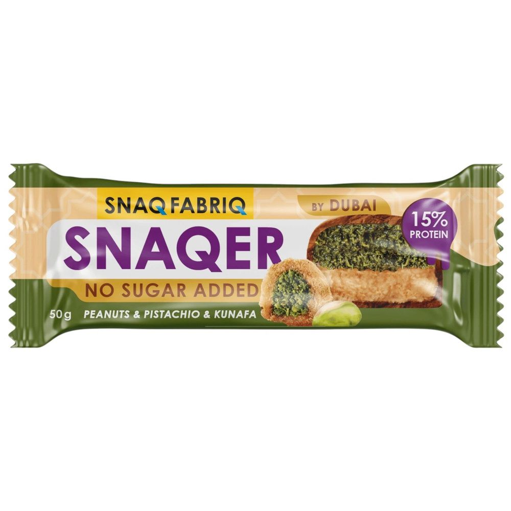 Батончик глазированный SNAQ FABRIQ Арахис с хрустящим тестом 50г