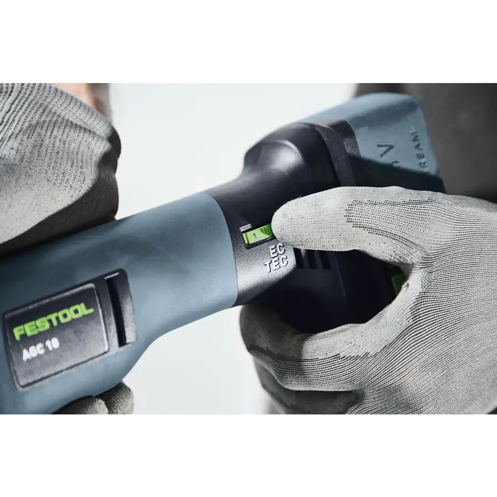 Аккумуляторная угловая шлифовальная машина AGC 18-125 5,0 EBI-Plus FESTOOL 577700