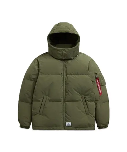 Парка пуховая Alpha Industries Puffer Parka - Olive Green
