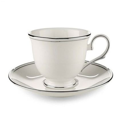Блюдце для чашки чайной 15см Lenox Федеральный, платиновый кант
