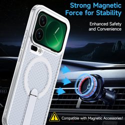 Прозрачный чехол Mesh Pro Magnetic Case для Xiaomi 17 Pro Max