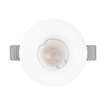 Гипсовый встраиваемый светильник под покраску 1*GU10 10356E белый Ghost LOFT IT