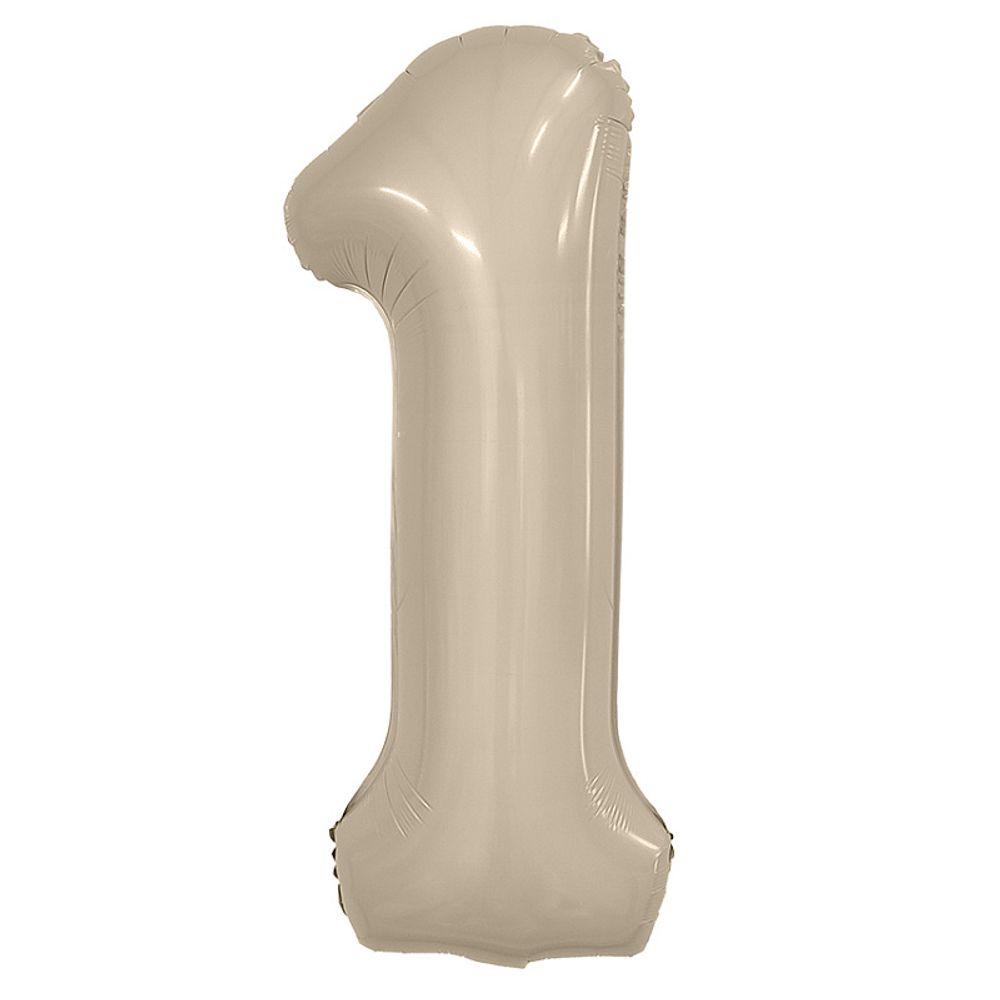 Цифра 1 крем мистик 40" Agura