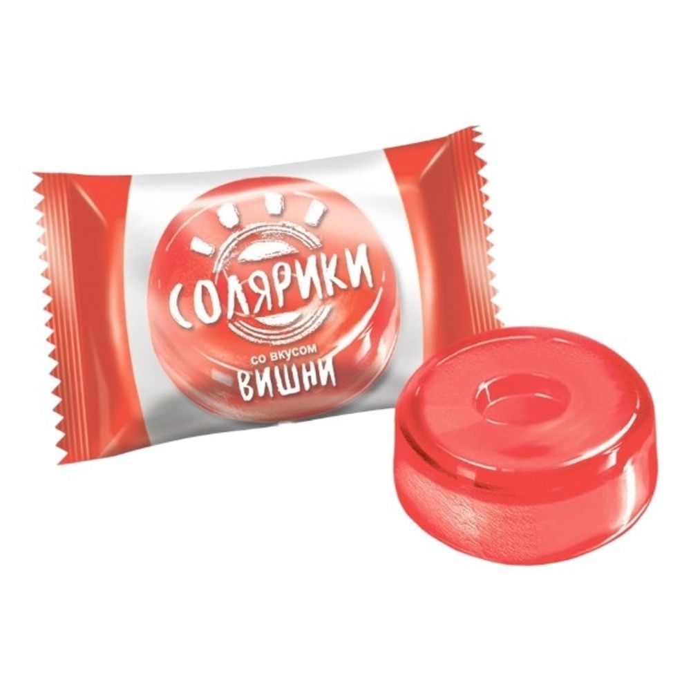 Карамель Яшкино Солярики яблоко,вишня,ананас 1кг/6шт