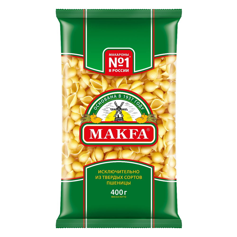 МАКФА Ракушки 400гр 1/20