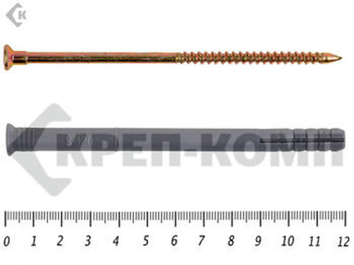 Дюбель-гвоздь борт потайной 8х120 Tech-KREP SM-L (100 шт) Tech-KREP