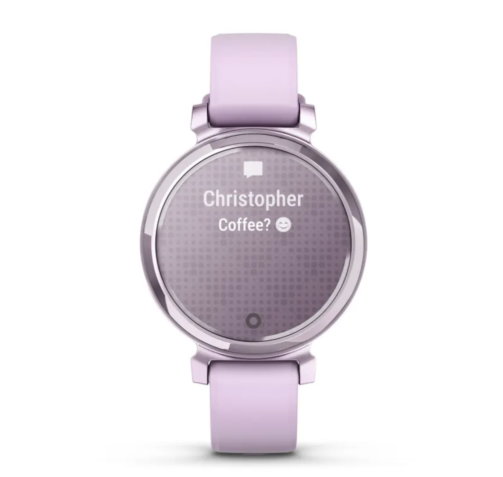 Смарт-часы Garmin Lily 2 Metallic Lilac, силиконовый браслет сиреневый , 010-02839-01