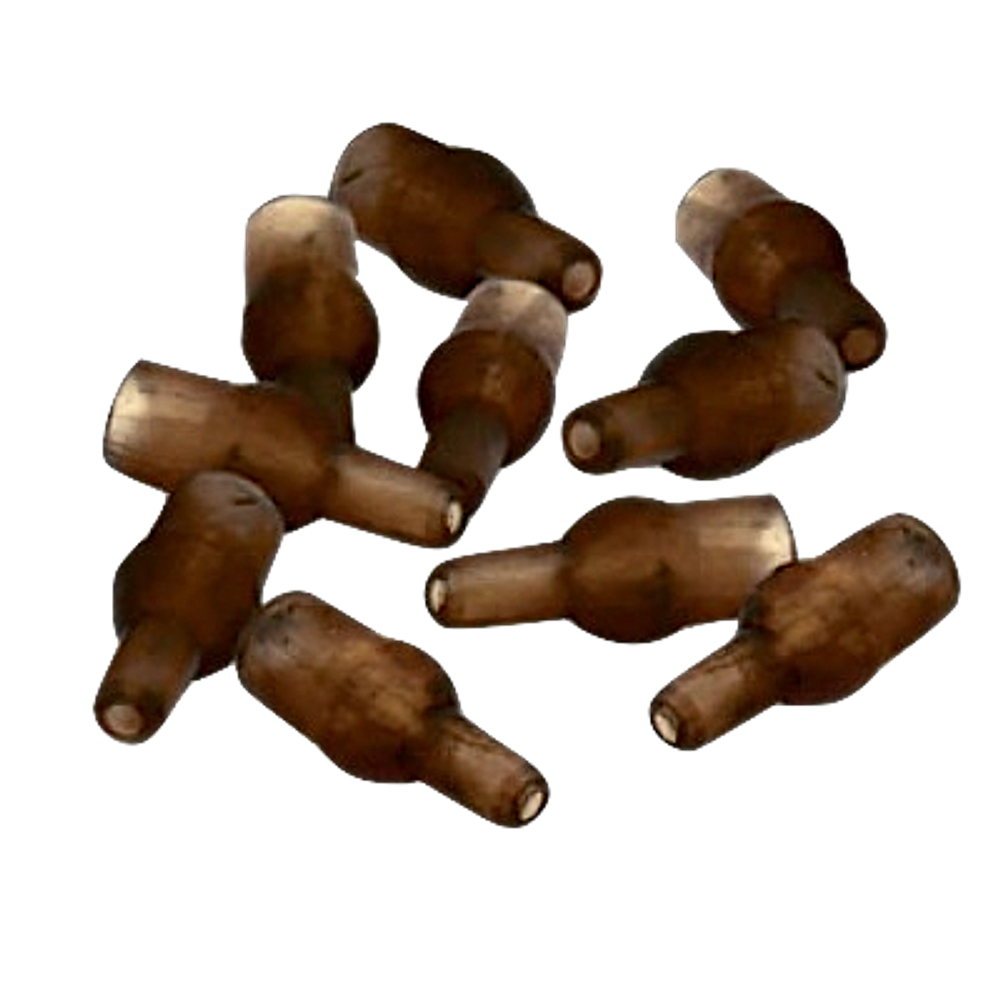 Бусинка мягкая Nautilus Tulip Beads Soft 03-01110664  10шт Тёмно-Коричневый