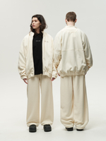 Zip-Up Sweatshirt Cream