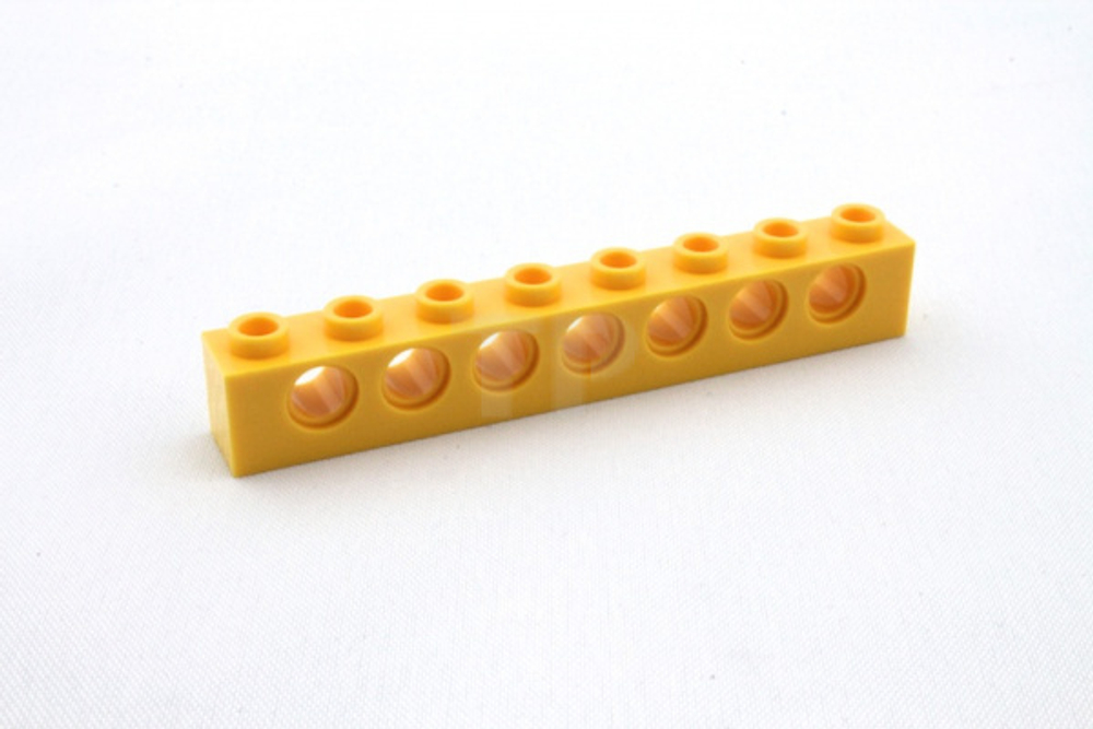 Lego Кирпич 1x8 (желтый) 370224