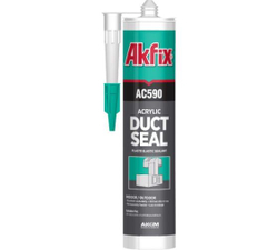 Akfix AC590 Акриловый герметик для вентиляционных каналов, 310 мл. Серый