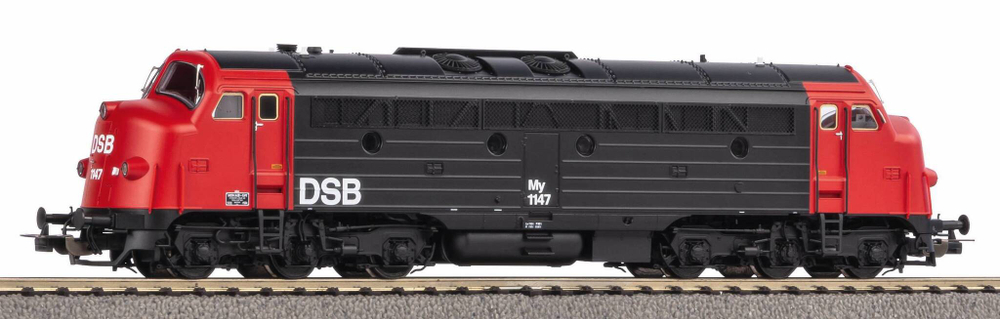Тепловоз My 1100 DSB IV + звук + декодер PluX22