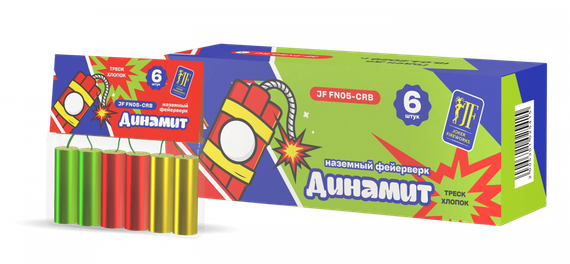 Наземный фейерверк "Динамит" JF FN05-CRB