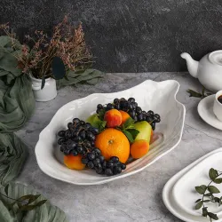 Салатник 2300 мл 43,5*26 см h7,8 см овальный Oyster белый фарфор P.L. Proff Cuisine [2]