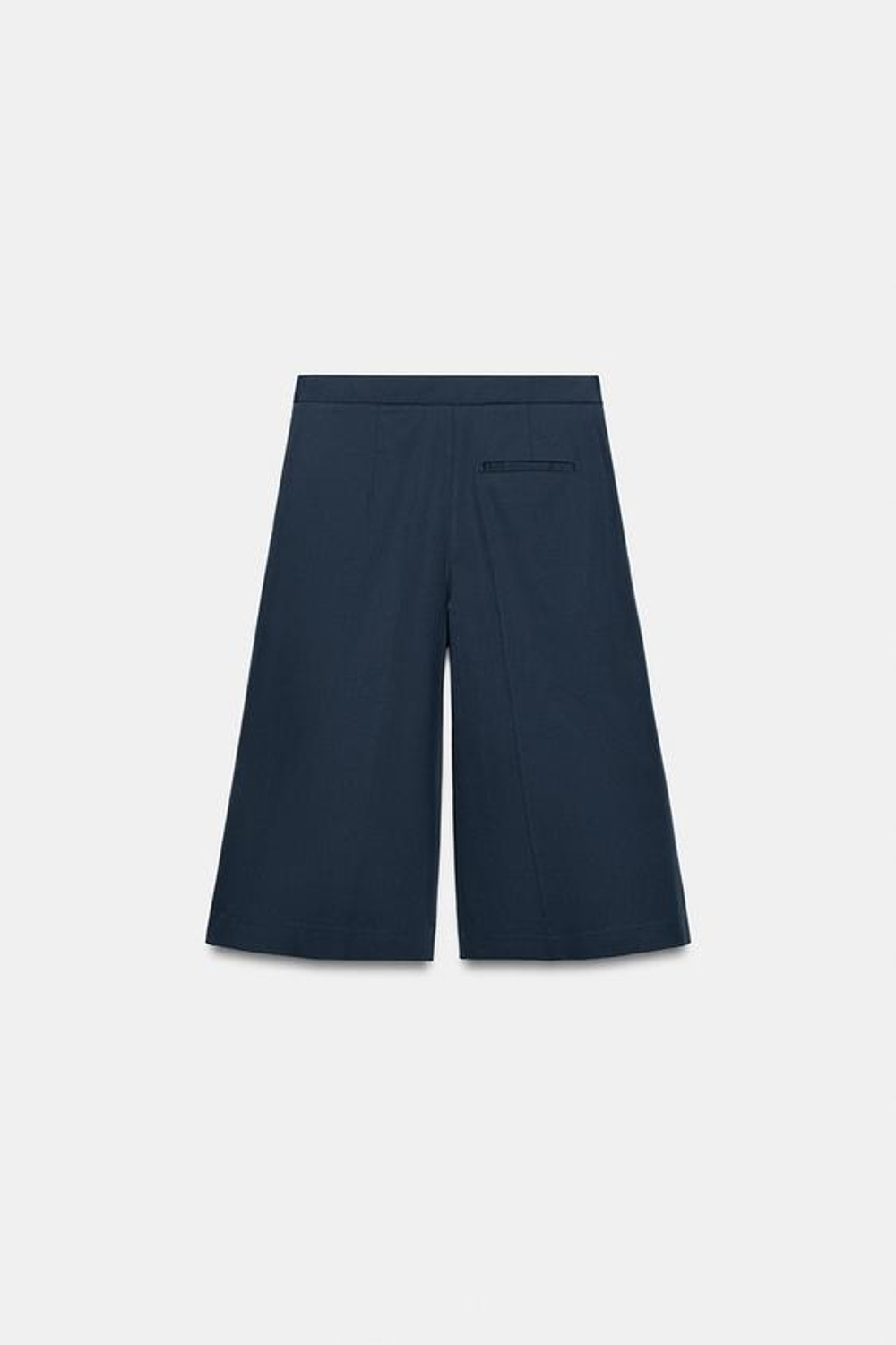 ZARA ПЛИССИРОВАННЫЕ ШОРТЫ — ZW COLLECTION, МОРСКОЙ СИНИЙ