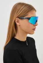 Спортивные очки 720armour Kamikaze Cylinder / Matte Dark Navy / Smoke Full  Blue Ti Lens