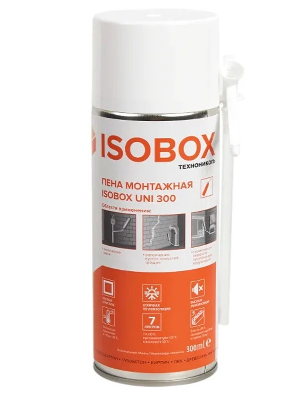 Технониколь Пена-мини Isobox Uni 300мл 400г(12/1152)