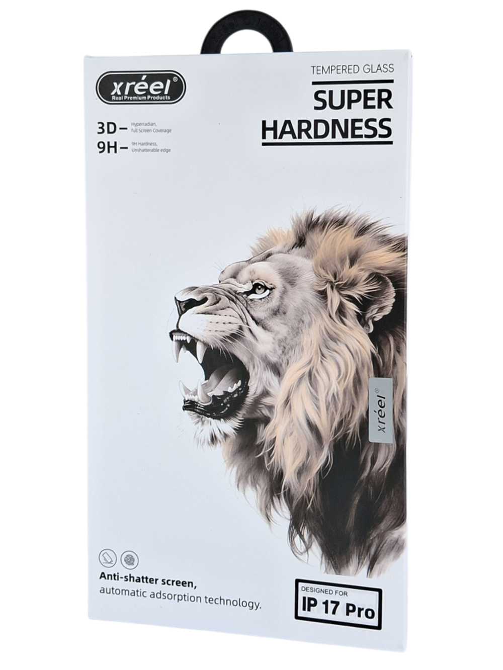 Защитное стекло для i-Phone 17 Pro Xreel Super Hardness 3D прозрачное