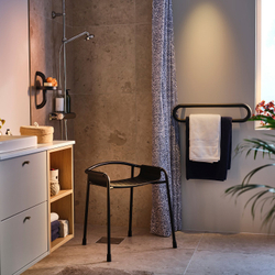 IKEA BÄSINGEN  (ИКЕА БЭСИНГЕН)  -  Полка для душа - антрацит 16x29 см